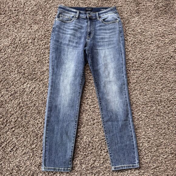 Judy Blue Denim - Judy Blue JB82180MD Slim Fit Medium Wash Stretch Denim Jeans Women's 11/30